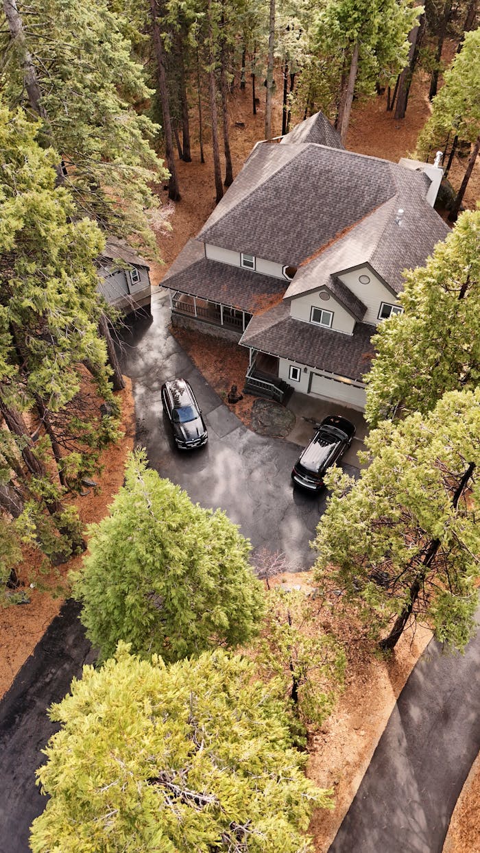 Drone Shot Cabin